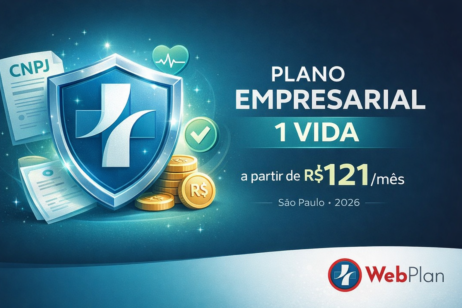 Plano de Saúde Empresarial 1 Vida: Valores a Partir de R$ 121/mês [2026]