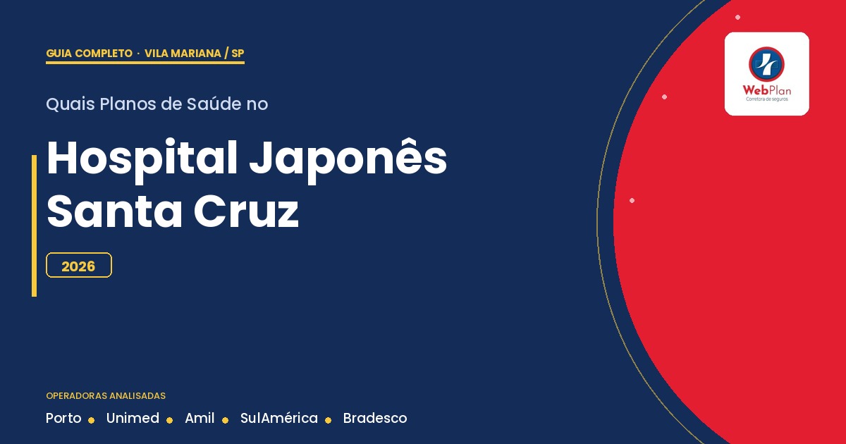 Quais Planos de Saúde no Hospital Japonês Santa Cruz | 2026
