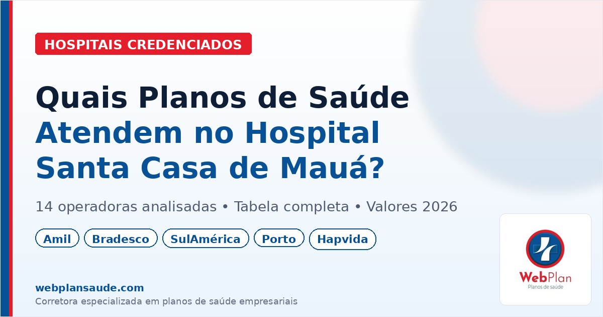 Quais Planos de Saúde Atendem no Hospital Santa Casa de Mauá?